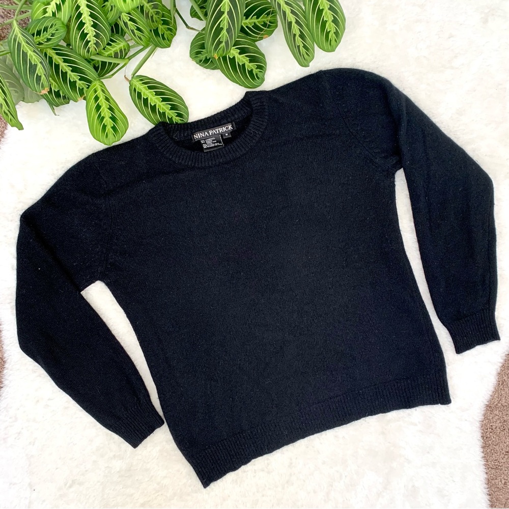 Nina Patrick Angora Wool Blend Sweater